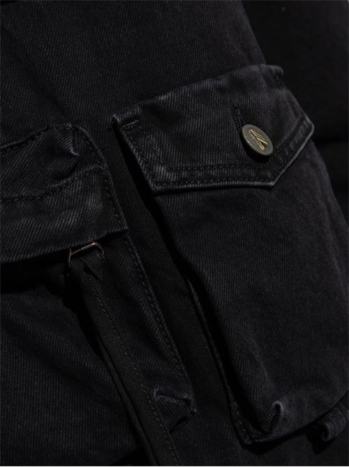 Denim lavato di cotone nero THE ATTICO | 250WCP00084100